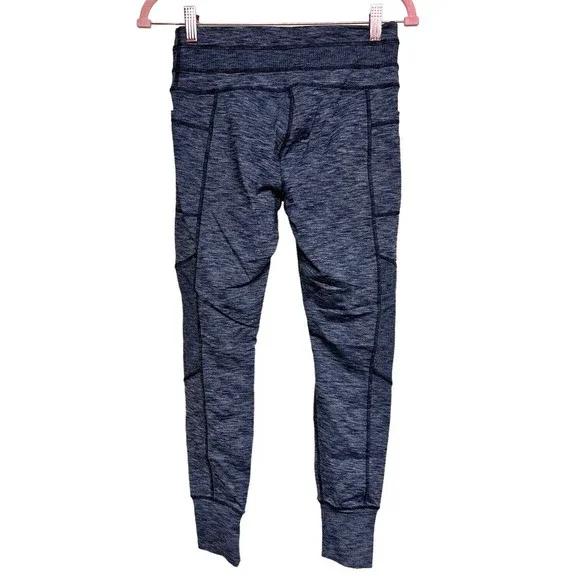 Athleta Black‎ Heather Excursion Tight Yoga Fitness Pant Women’s Size Small - Picture 2 of 7